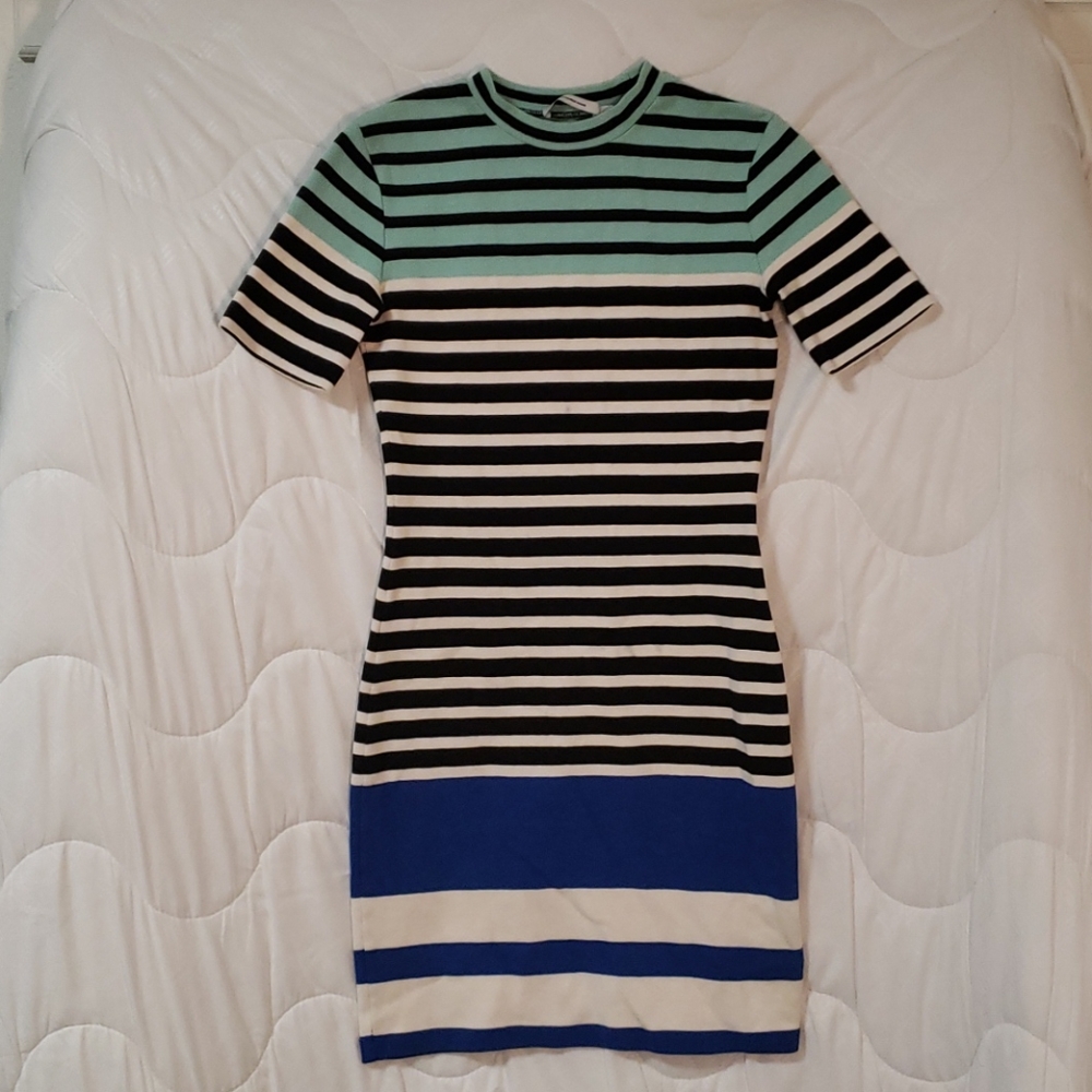 Alexander Wang cotton stripped dress
